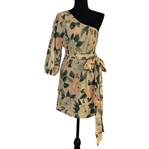 Billabong x The Salty Blonde One-Shoulder Floral Dress | Medium